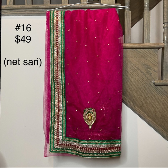 BRAND NEW NET SARI - Picture 1 of 1